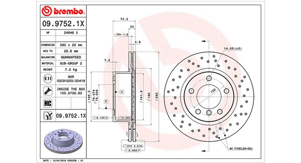 MAGNETI MARELLI Első féktárcsa DFX0047_MM