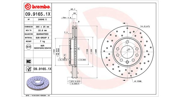 MAGNETI MARELLI Féktárcsa, mind DFX0083_MM