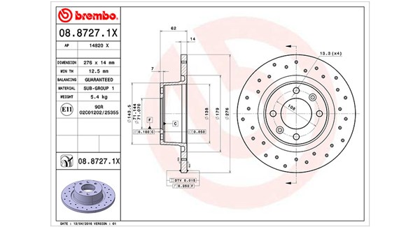 MAGNETI MARELLI Féktárcsa, mind DFX0188_MM