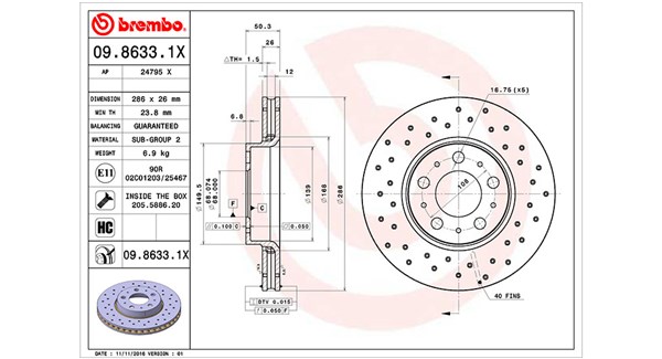 MAGNETI MARELLI Első féktárcsa DFX0521_MM