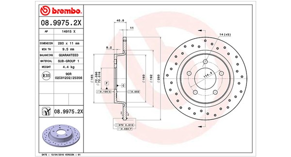 MAGNETI MARELLI Féktárcsa, mind DFX0597_MM