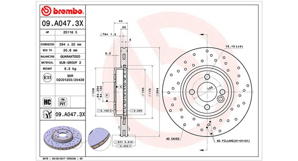 MAGNETI MARELLI Féktárcsa, mind DFX0692_MM