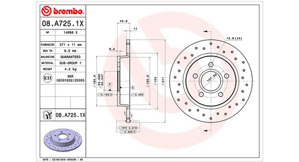 MAGNETI MARELLI Féktárcsa, mind DFX0955_MM