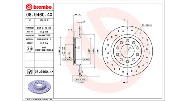 MAGNETI MARELLI Féktárcsa, mind DFX1042_MM