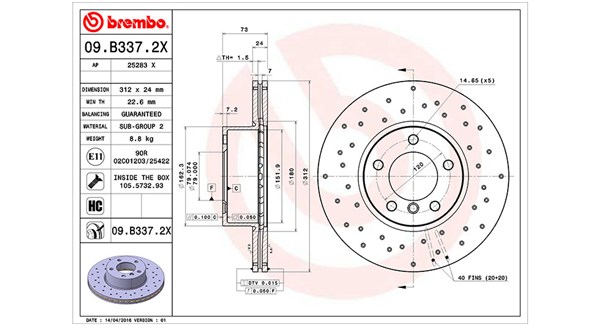 MAGNETI MARELLI Féktárcsa, mind DFX1105_MM