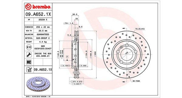 MAGNETI MARELLI Hátsó féktárcsa DFX1114_MM