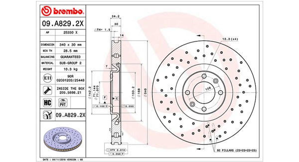 MAGNETI MARELLI Féktárcsa, mind DFX1139_MM