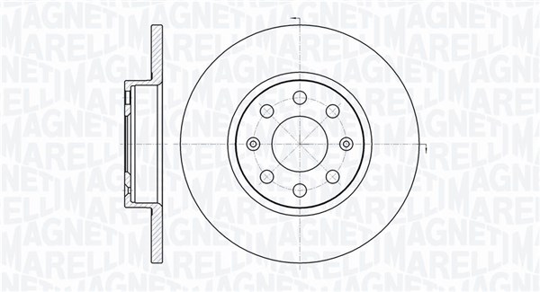 MAGNETI MARELLI Féktárcsa, mind MBD0223_MM