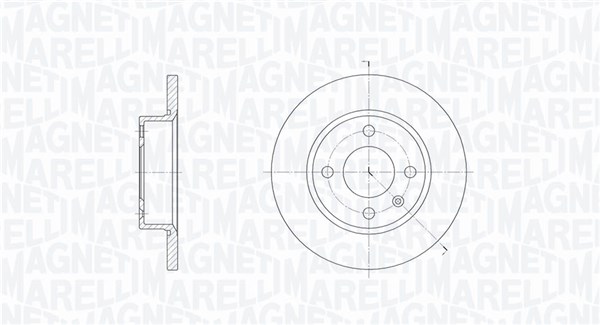 MAGNETI MARELLI Első féktárcsa MBD0231_MM