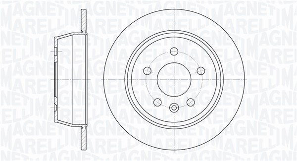 MAGNETI MARELLI Féktárcsa, mind MBD0247_MM