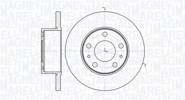 MAGNETI MARELLI Féktárcsa, mind MBD0253_MM