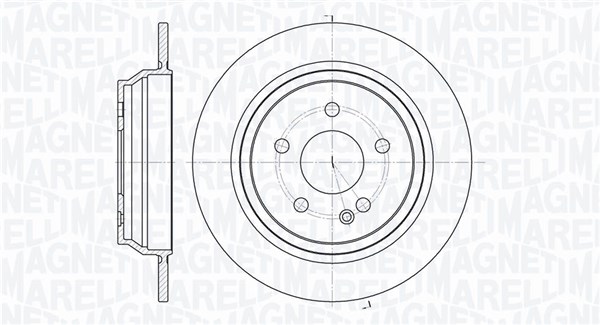 MAGNETI MARELLI Féktárcsa, mind MBD0273_MM