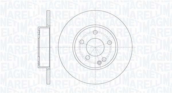 MAGNETI MARELLI Féktárcsa, mind MBD0277_MM