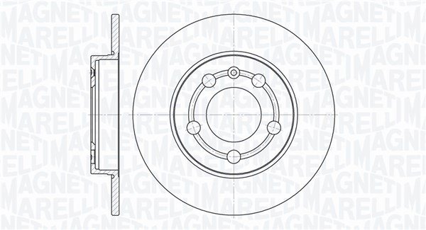 MAGNETI MARELLI Féktárcsa, mind MBD0283_MM