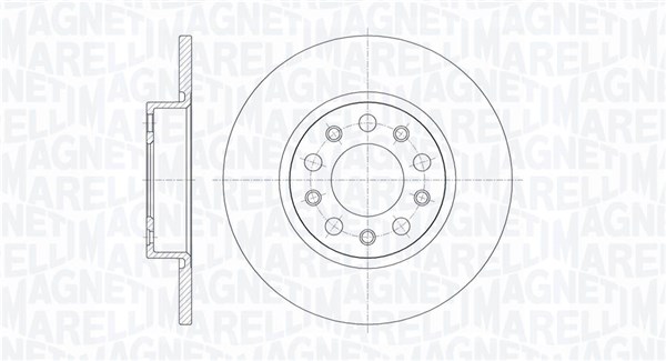 MAGNETI MARELLI Féktárcsa, mind MBD0287_MM