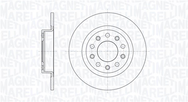 MAGNETI MARELLI Féktárcsa, mind MBD0291_MM