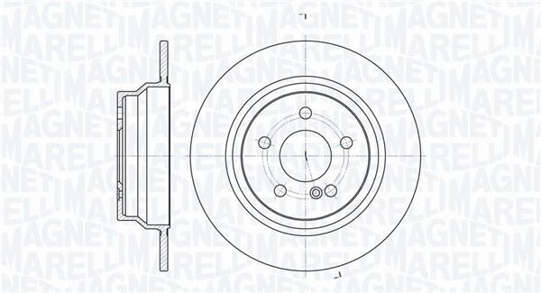 MAGNETI MARELLI Féktárcsa, mind MBD0301_MM