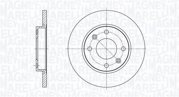 MAGNETI MARELLI Féktárcsa, mind MBD0305_MM