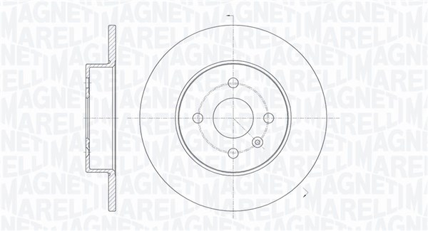 MAGNETI MARELLI Féktárcsa, mind MBD0311_MM