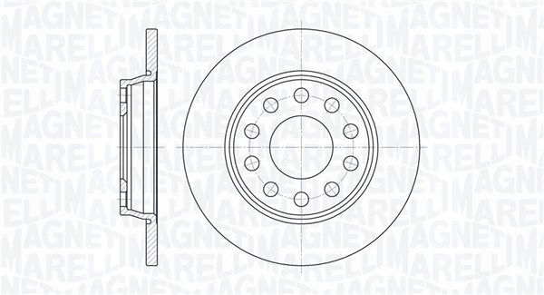 MAGNETI MARELLI Féktárcsa, mind MBD0313_MM