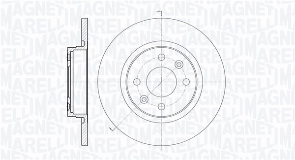 MAGNETI MARELLI Féktárcsa, mind MBD0327_MM