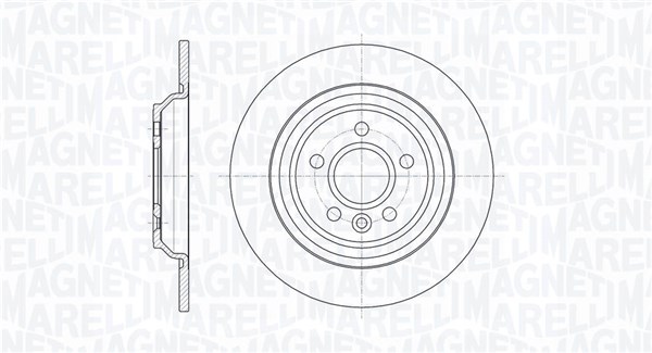 MAGNETI MARELLI Féktárcsa, mind MBD0335_MM