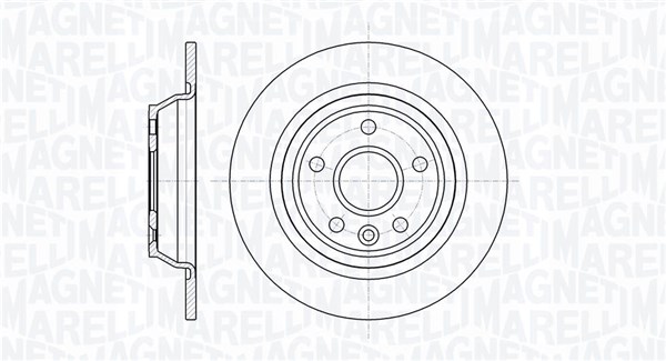 MAGNETI MARELLI Féktárcsa, mind MBD0337_MM