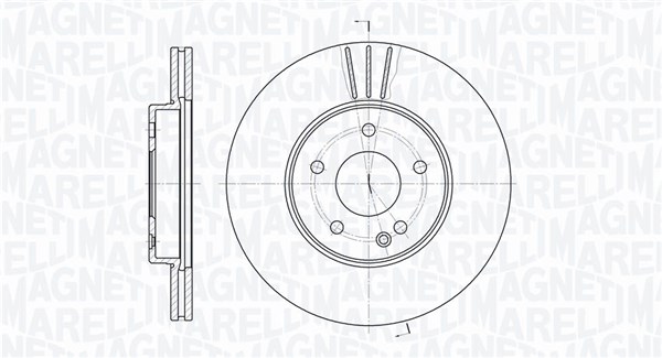 MAGNETI MARELLI Féktárcsa, mind MBD0342_MM