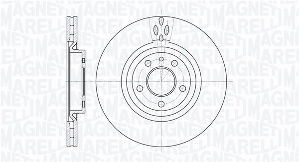 MAGNETI MARELLI Féktárcsa, mind MBD0344_MM