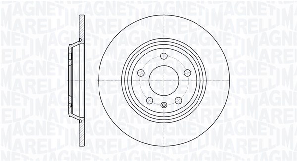 MAGNETI MARELLI Féktárcsa, mind MBD0349_MM