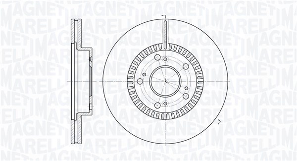 MAGNETI MARELLI Féktárcsa, mind MBD0352_MM