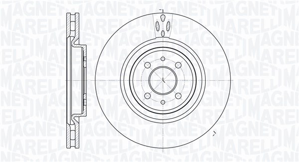 MAGNETI MARELLI Féktárcsa, mind MBD0360_MM