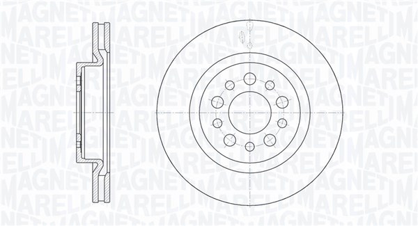 MAGNETI MARELLI Féktárcsa, mind MBD0362_MM