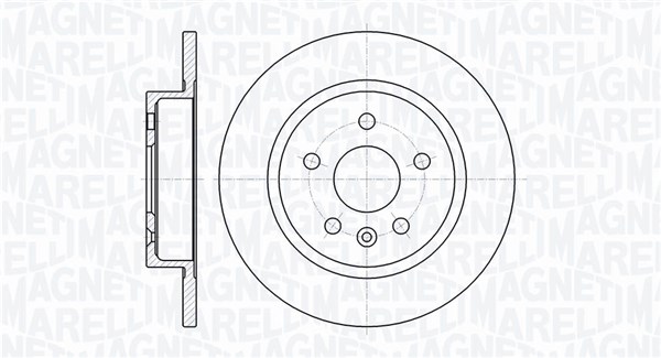 MAGNETI MARELLI Féktárcsa, mind MBD0363_MM