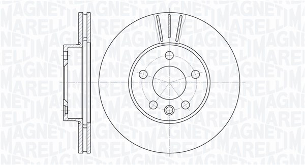 MAGNETI MARELLI Féktárcsa, mind MBD0368_MM