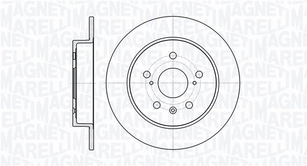 MAGNETI MARELLI Féktárcsa, mind MBD0369_MM