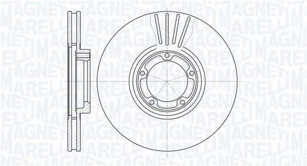 MAGNETI MARELLI Féktárcsa, mind MBD0370_MM