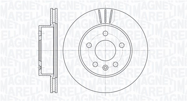 MAGNETI MARELLI Féktárcsa, mind MBD0372_MM