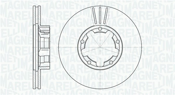 MAGNETI MARELLI Féktárcsa, mind MBD0376_MM