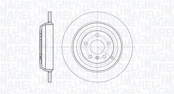 MAGNETI MARELLI Féktárcsa, mind MBD0377_MM