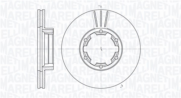 MAGNETI MARELLI Féktárcsa, mind MBD0378_MM