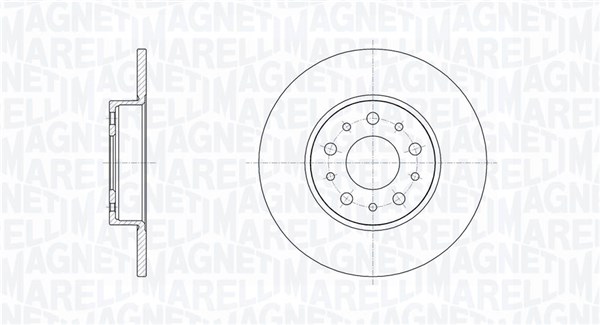 MAGNETI MARELLI Féktárcsa, mind MBD0379_MM