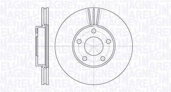 MAGNETI MARELLI Féktárcsa, mind MBD0380_MM