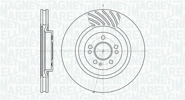 MAGNETI MARELLI Féktárcsa, mind MBD0386_MM