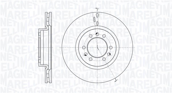 MAGNETI MARELLI Féktárcsa, mind MBD0392_MM