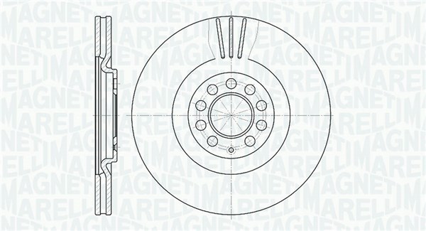 MAGNETI MARELLI Féktárcsa, mind MBD0398_MM