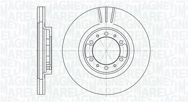 MAGNETI MARELLI Féktárcsa, mind MBD0402_MM