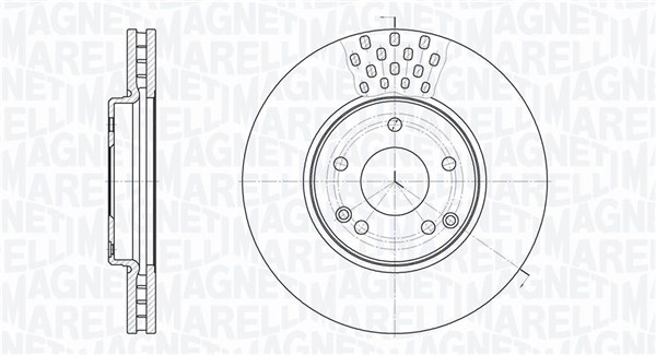 MAGNETI MARELLI Féktárcsa, mind MBD0406_MM