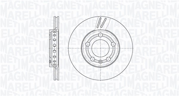 MAGNETI MARELLI Féktárcsa, mind MBD0408_MM