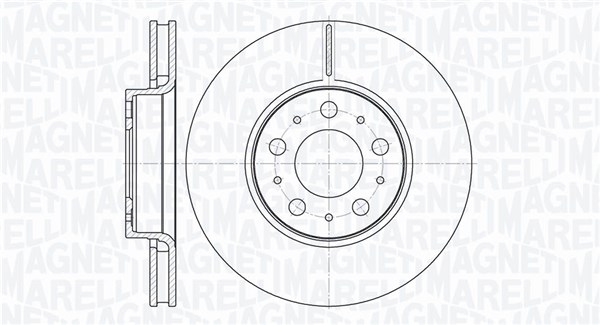 MAGNETI MARELLI Féktárcsa, mind MBD0410_MM